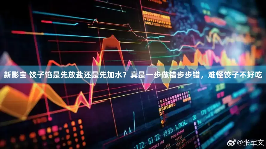 新影宝 饺子馅是先放盐还是先加水？真是一步做错步步错，难怪饺子不好吃